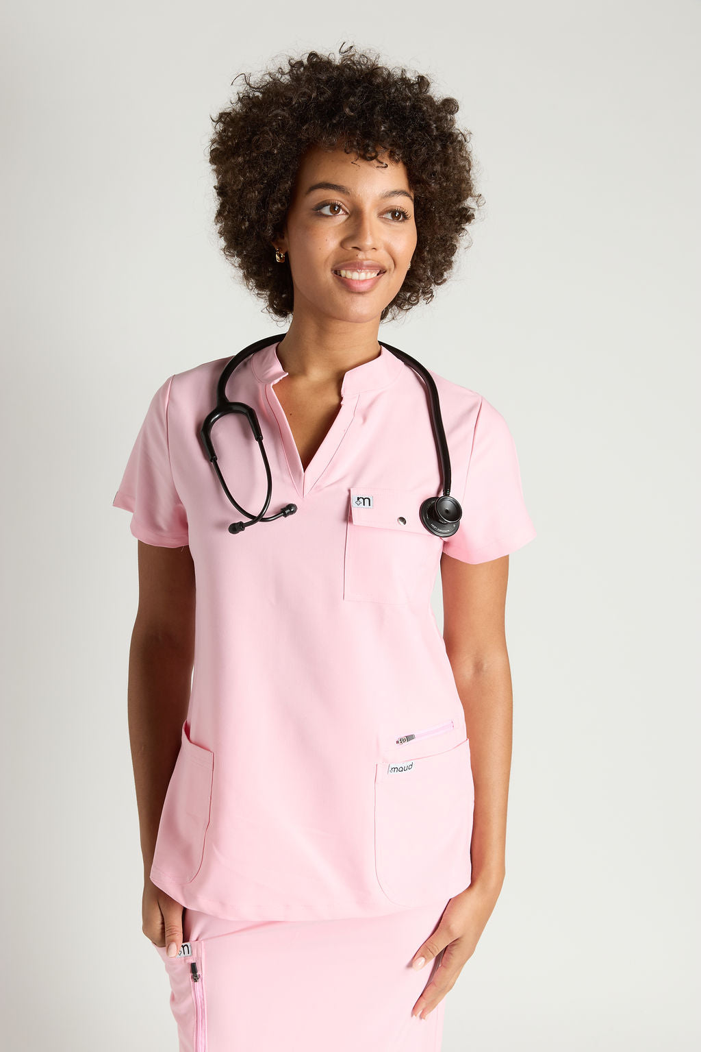 Yara Four Pocket V Neck Scrub Top