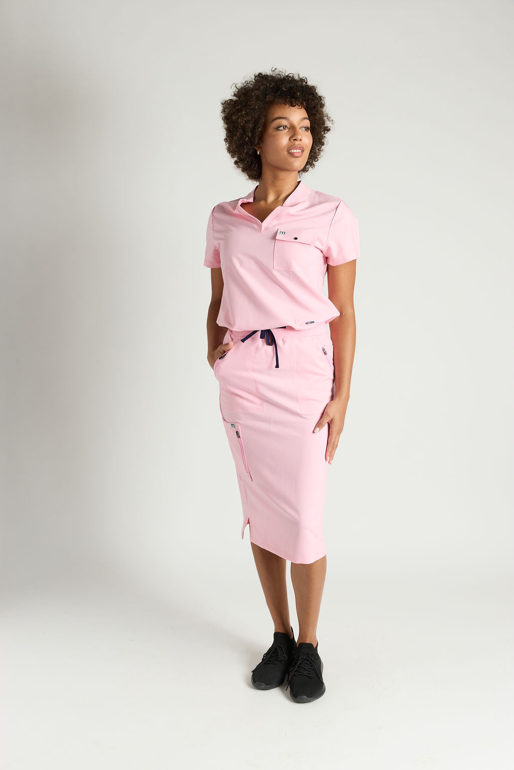 Yara Four Pocket V Neck Scrub Top