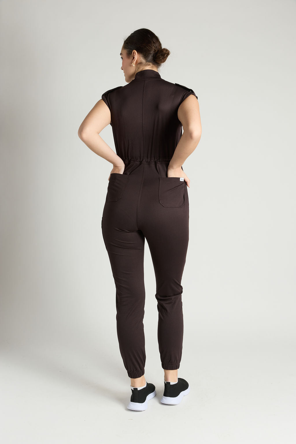 Zuri Six Pocket Scrub Jumpsuit