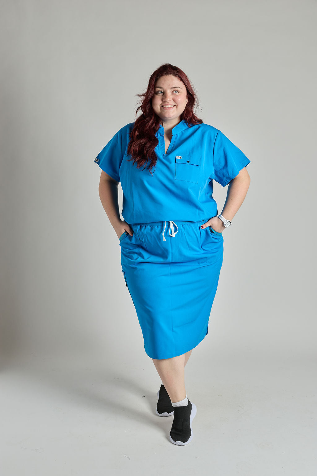 Yara Ten Pocket Scrub Skirt