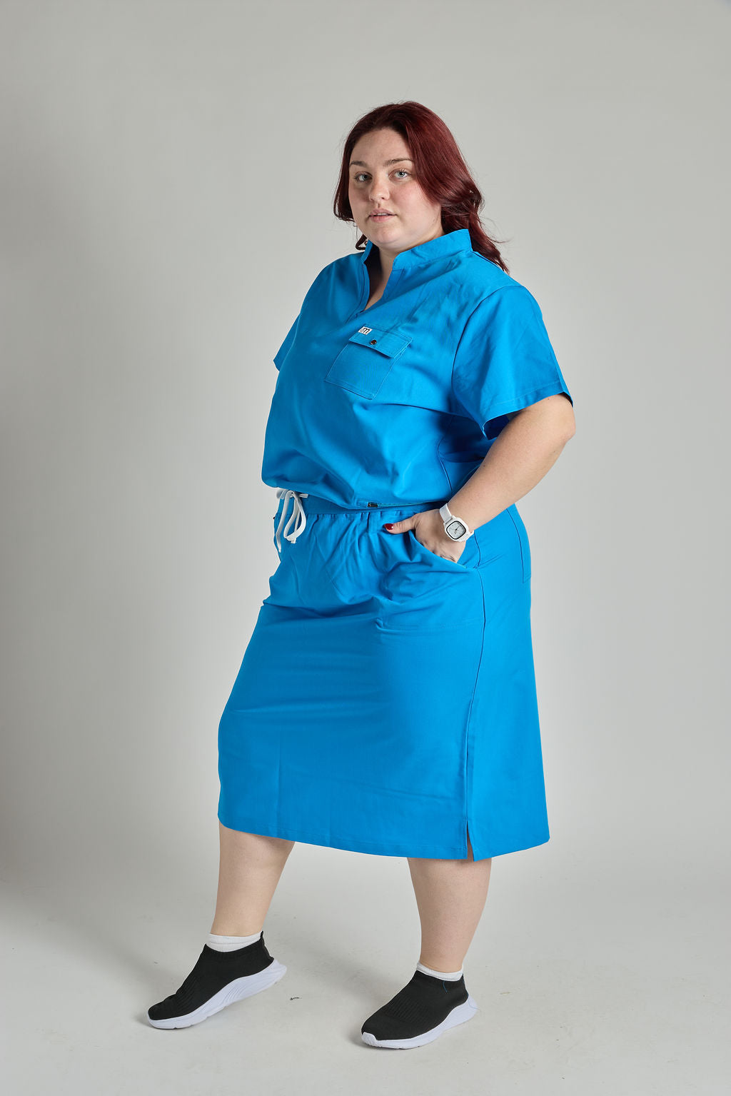 Yara Ten Pocket Scrub Skirt