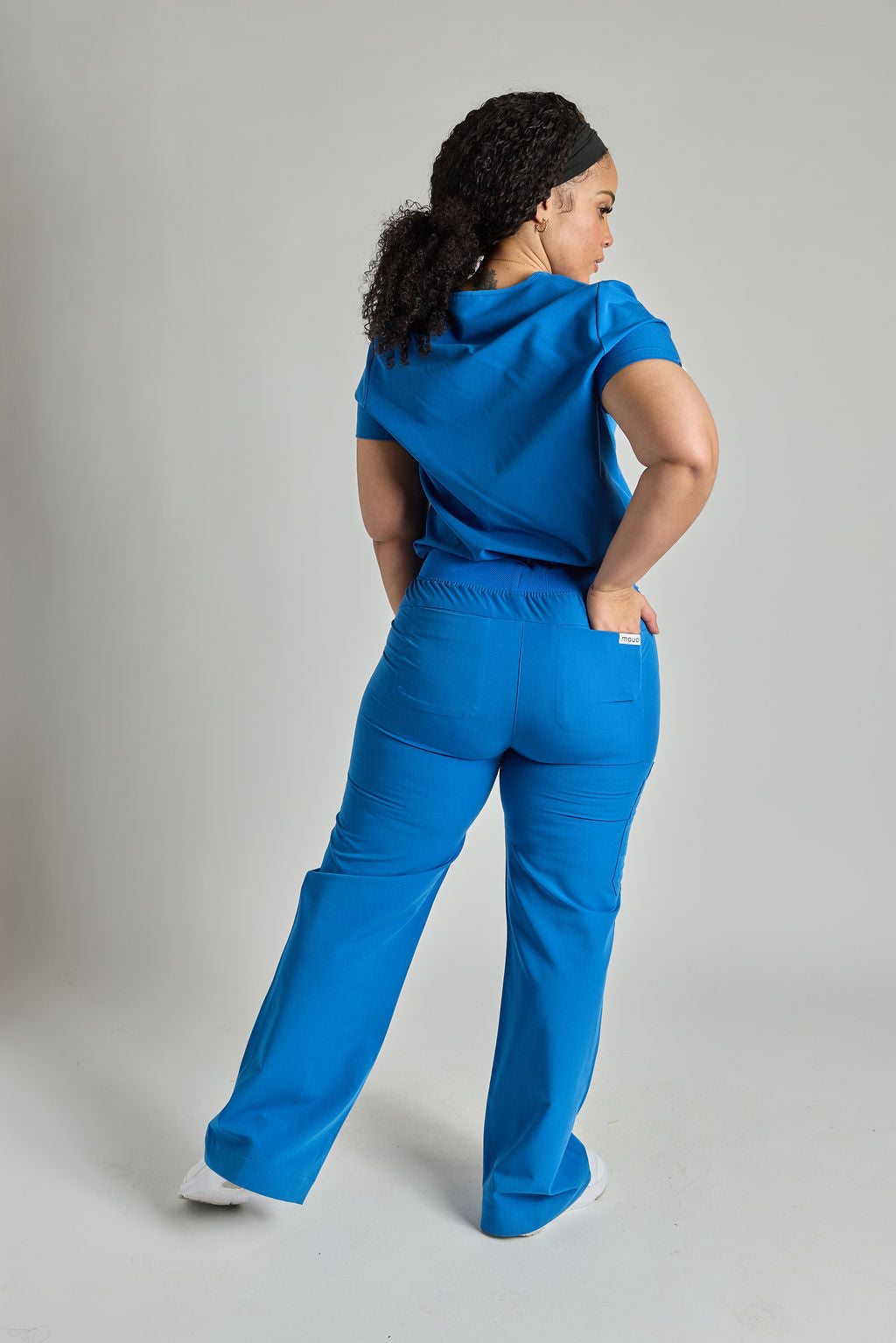 Yara Wide Leg Scrub Set