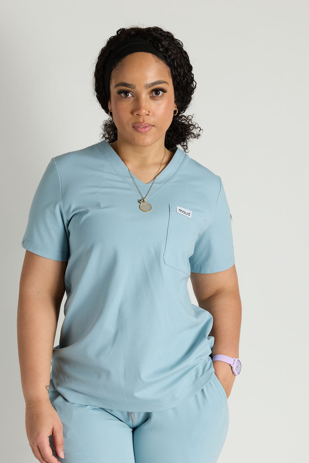 Zuri Two Pocket Scrub Top