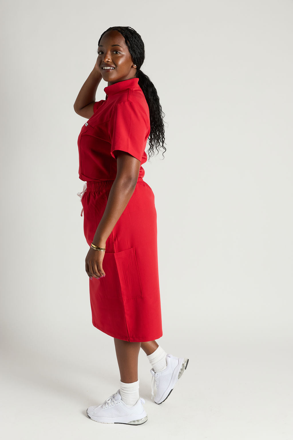 Azora Skirt Scrub Set