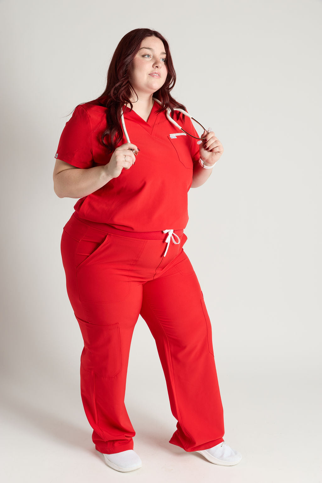 Yara Wide Leg Scrub Set