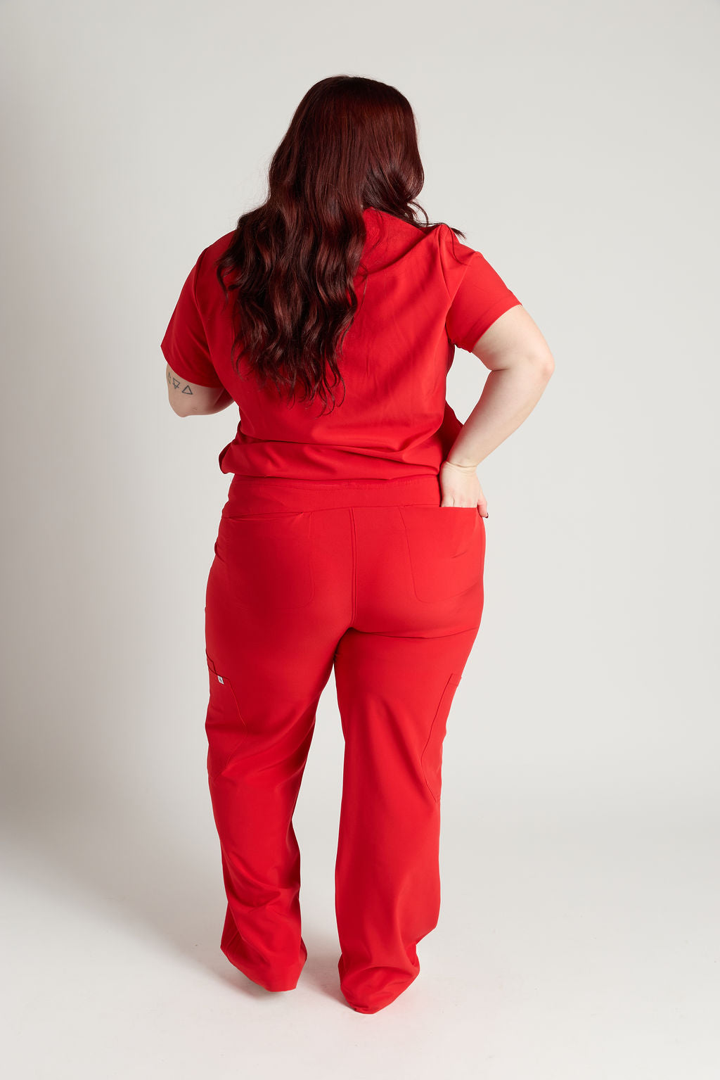 Yara Wide Leg Scrub Set