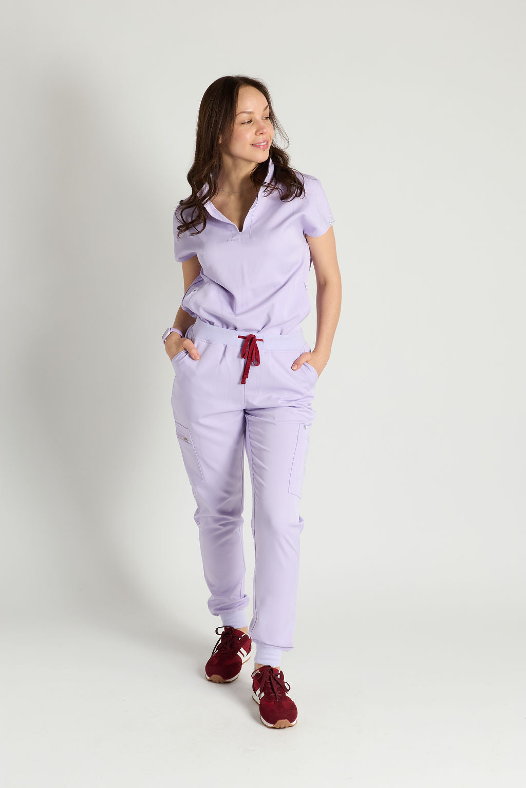 Civi Two Pocket Oversized Scrub Top