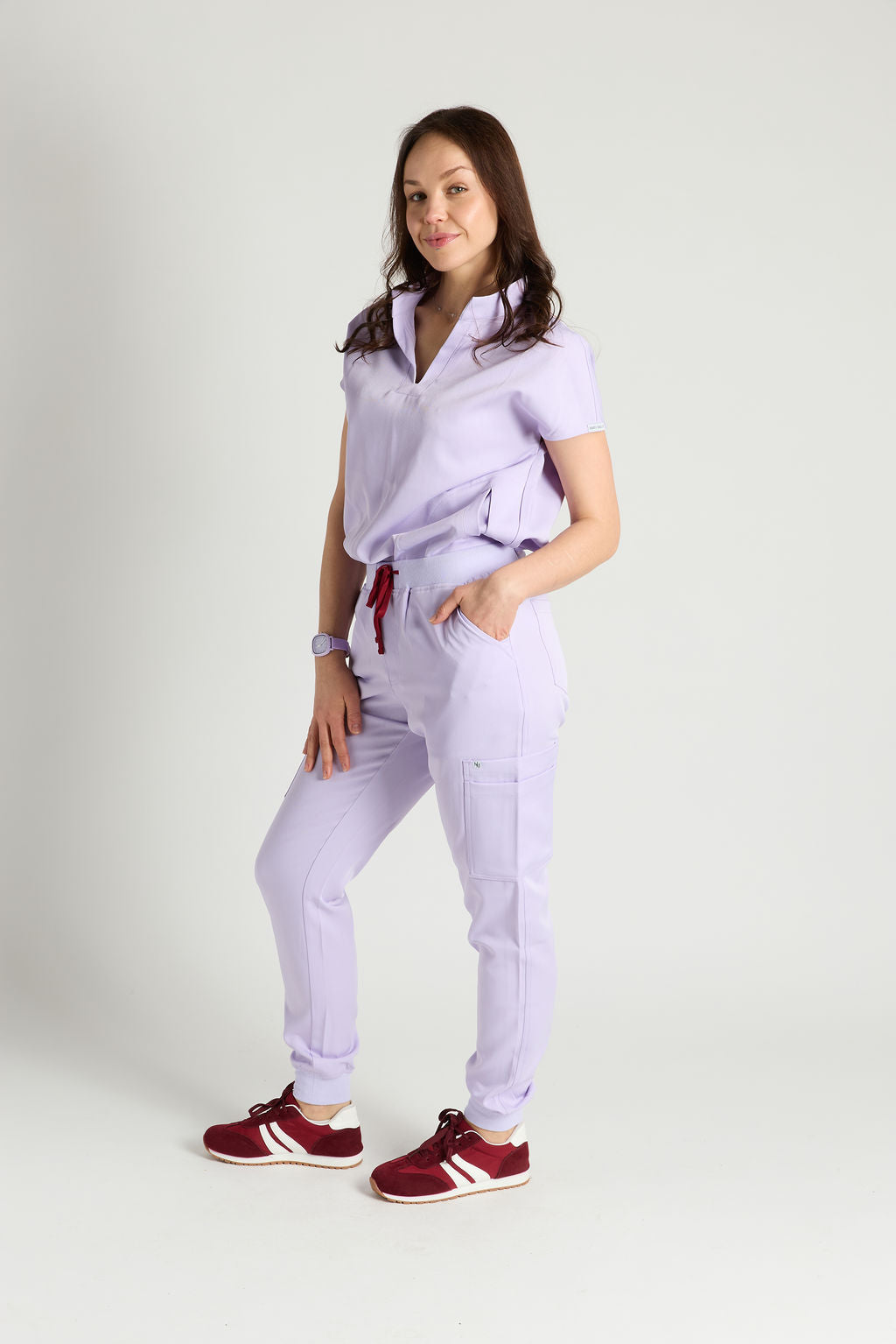 Civi Two Pocket Oversized Scrub Top