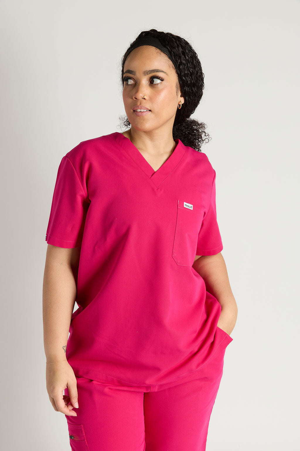 Azora Classic One Pocket Scrub Top