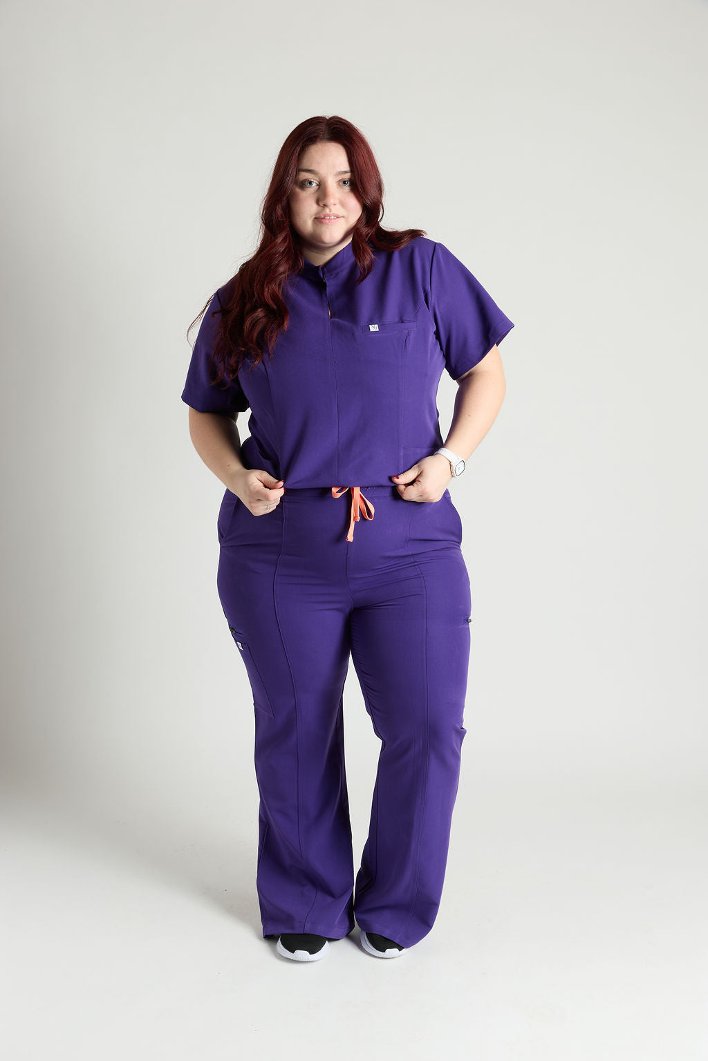 Azora Seven Pocket Boot Cut Scrub Pants