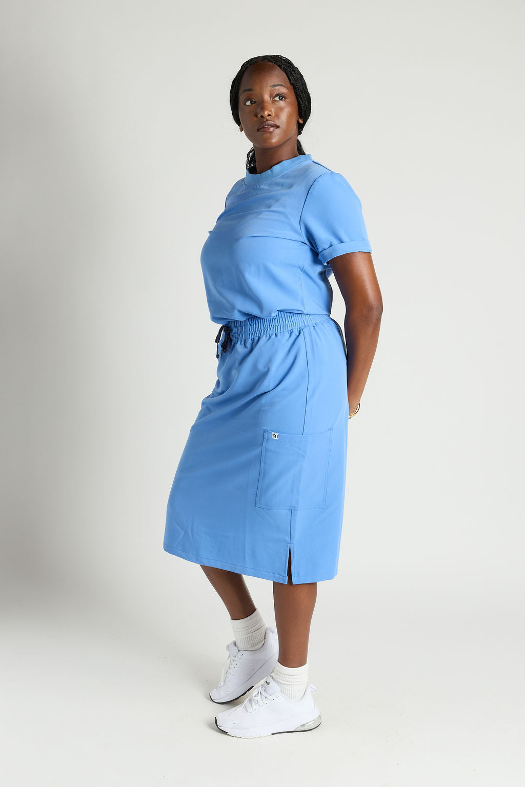 Elise Three Pocket Scrub Skirt