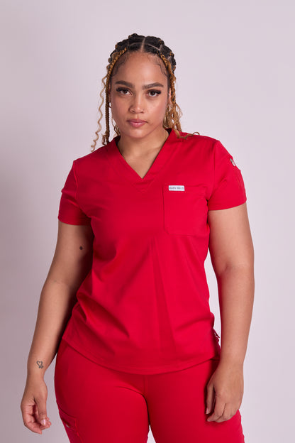 Zuri Two Pocket Scrub Top