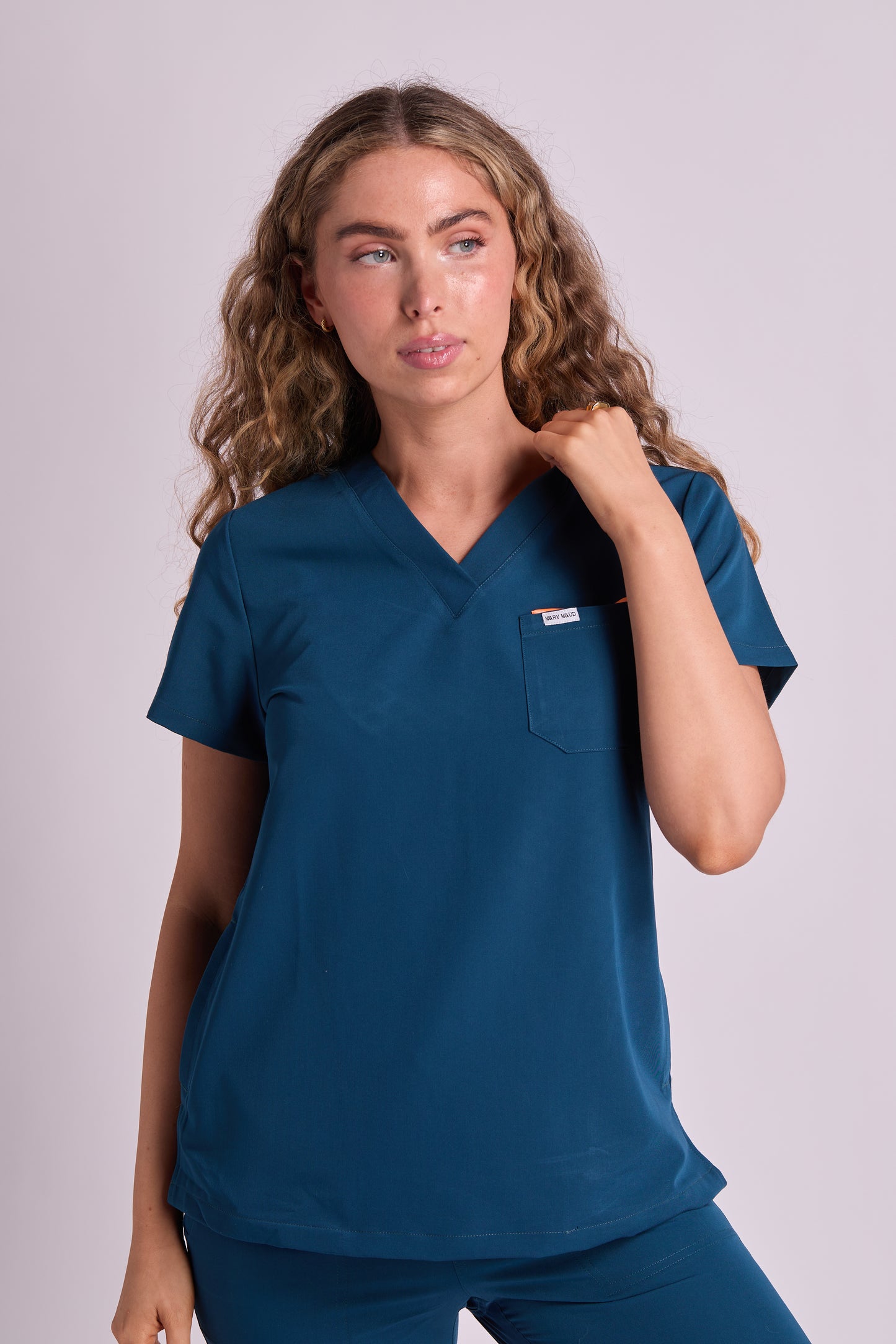 Yara Three Pocket Scrub Top