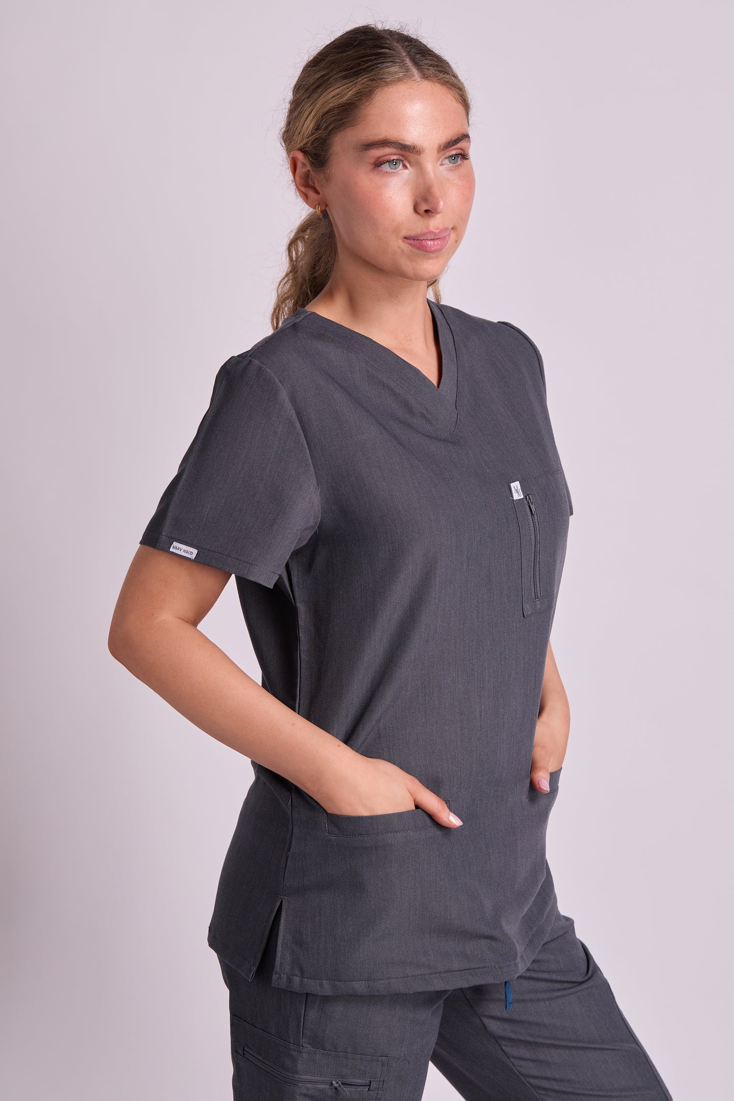 Mary T Four Pocket Scrub Top