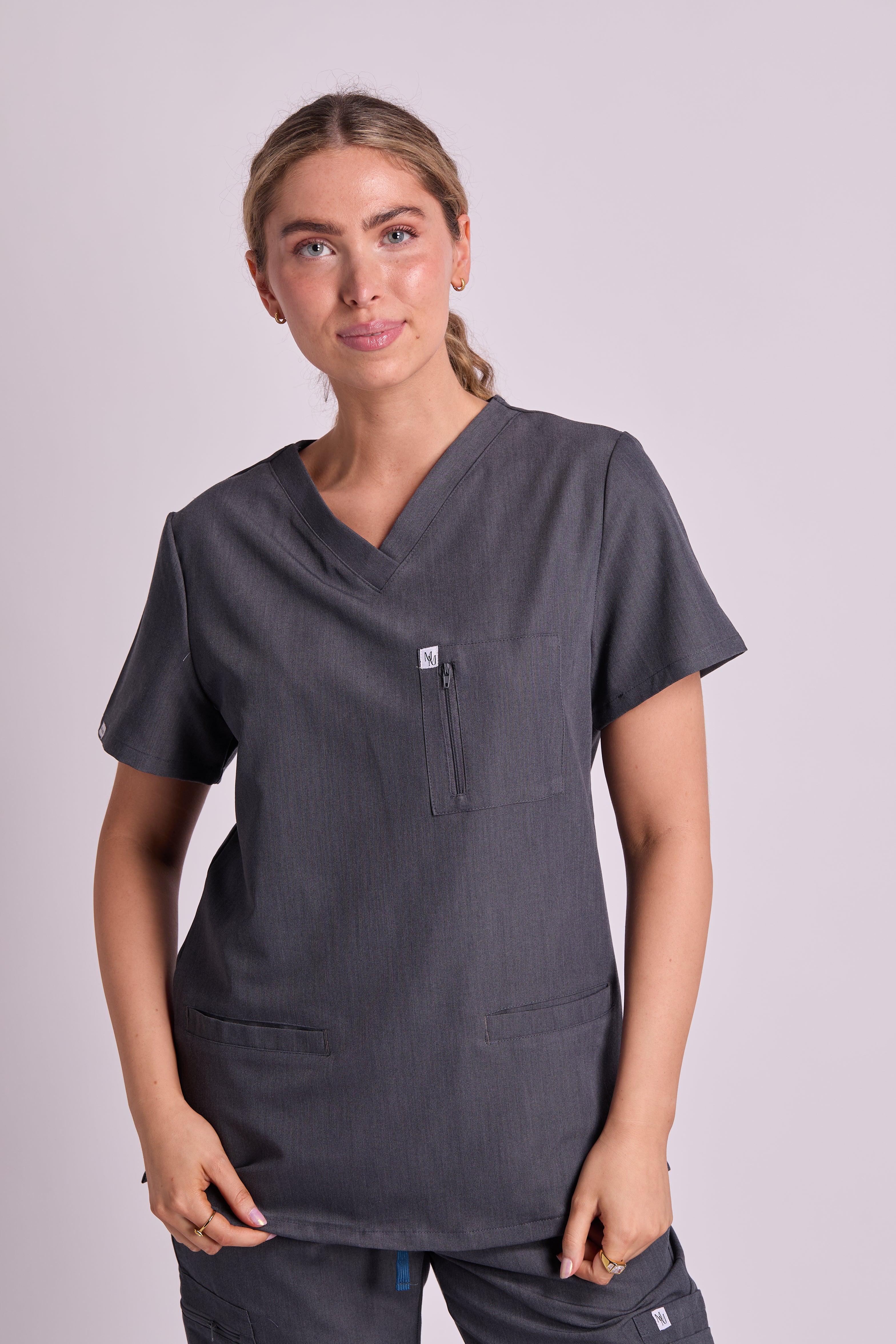 Mary T Four Pocket Scrub Top