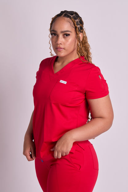 Zuri Two Pocket Scrub Top