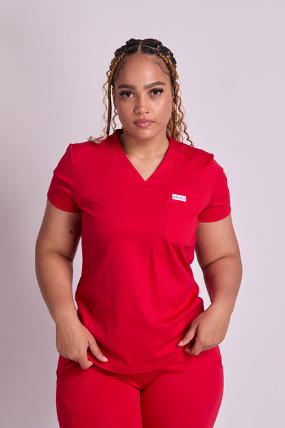 Zuri Two Pocket Scrub Top