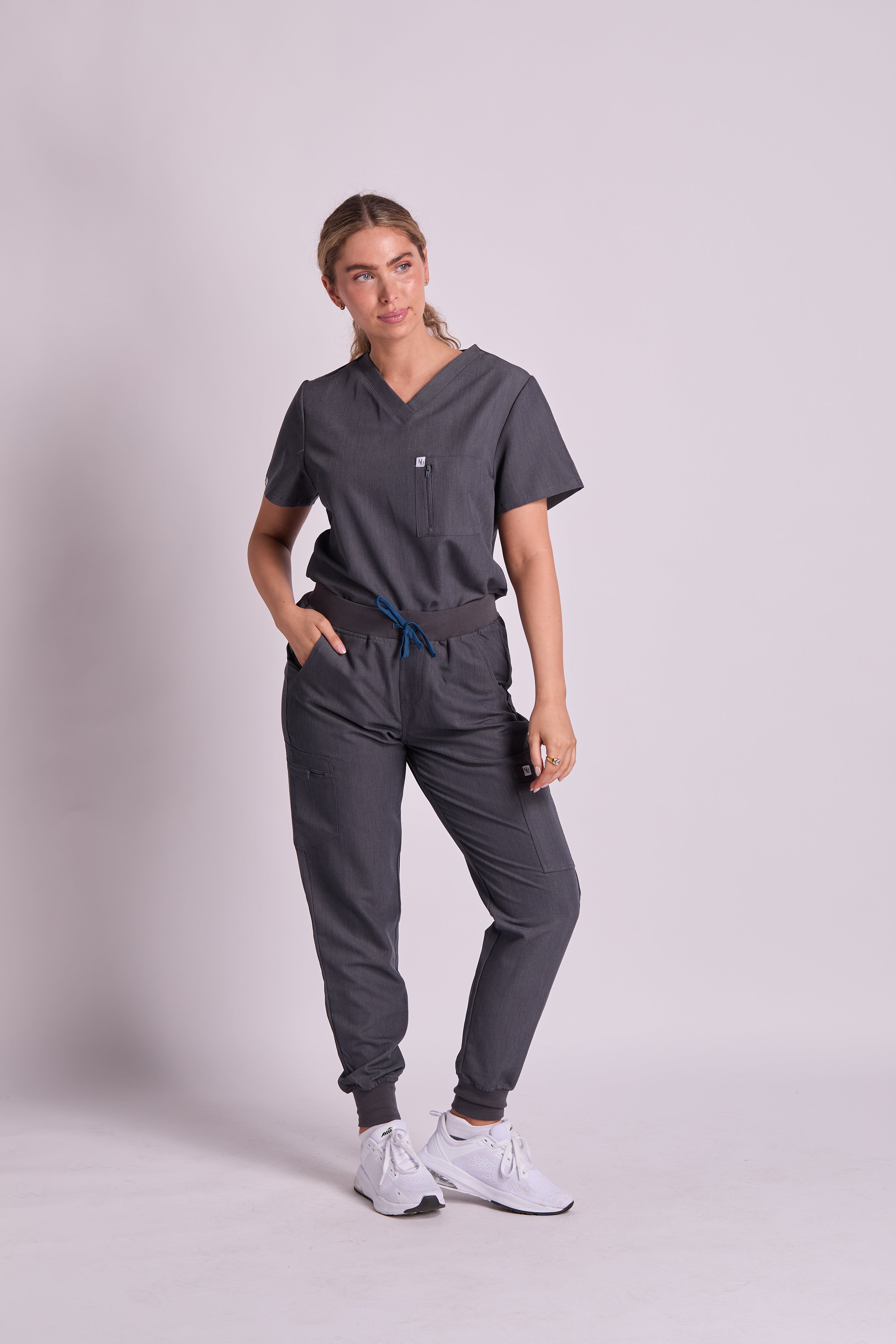 Mary T Five Pocket Jogger Scrub Pants