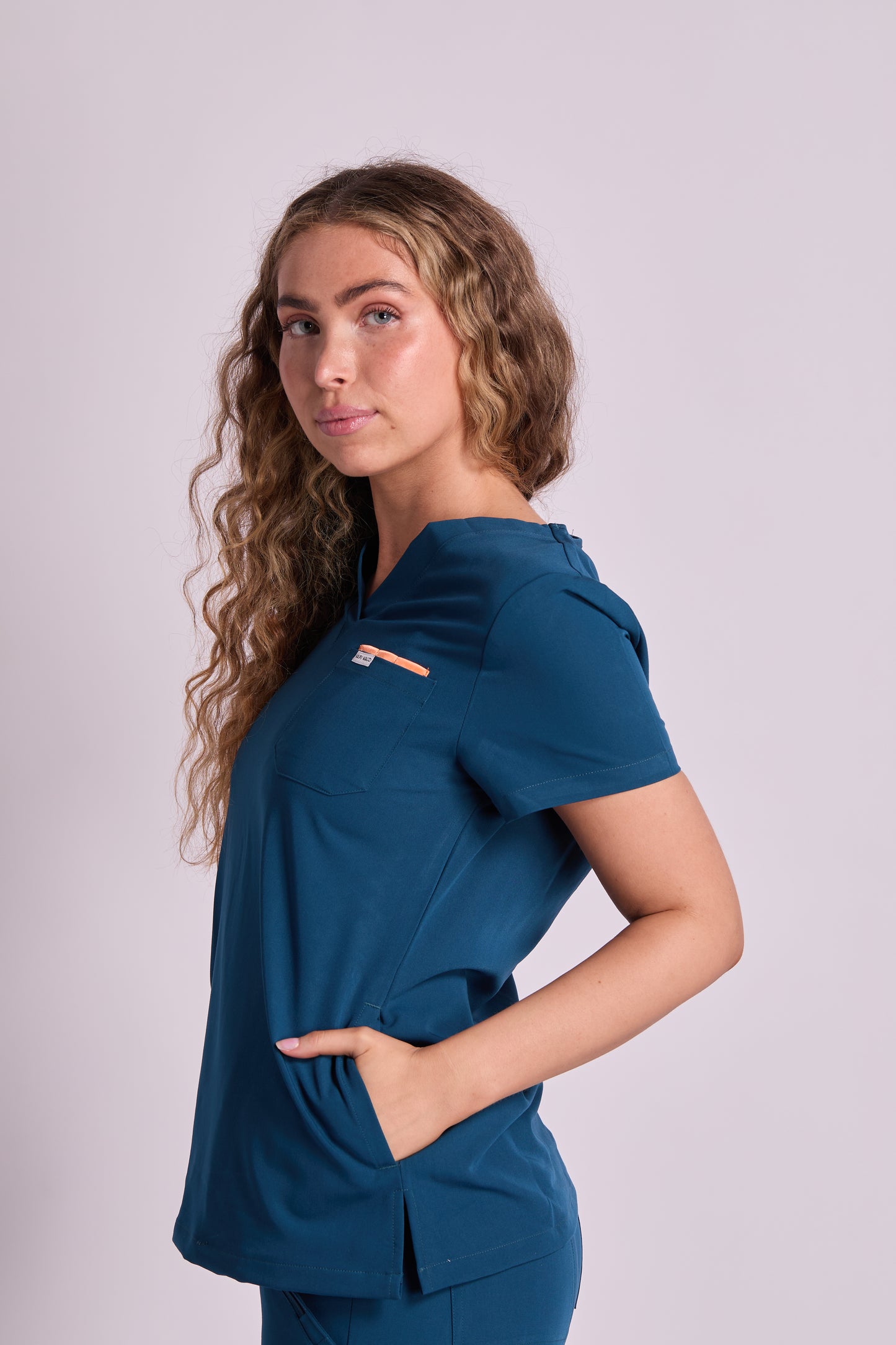 Yara Three Pocket Scrub Top