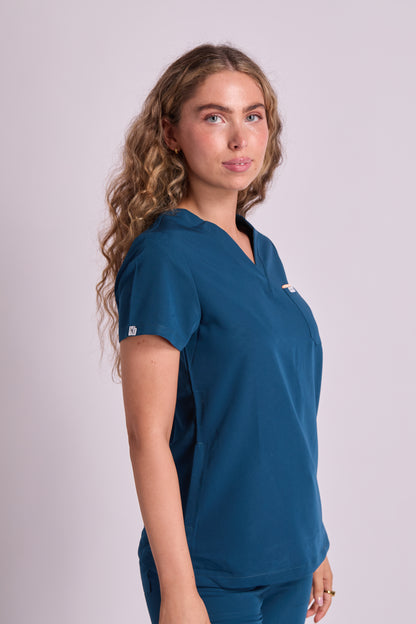 Yara Three Pocket Scrub Top