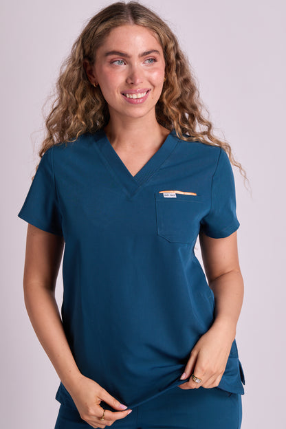 Yara Three Pocket Scrub Top