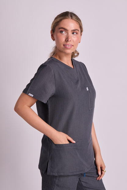 Mary T Four Pocket Scrub Top
