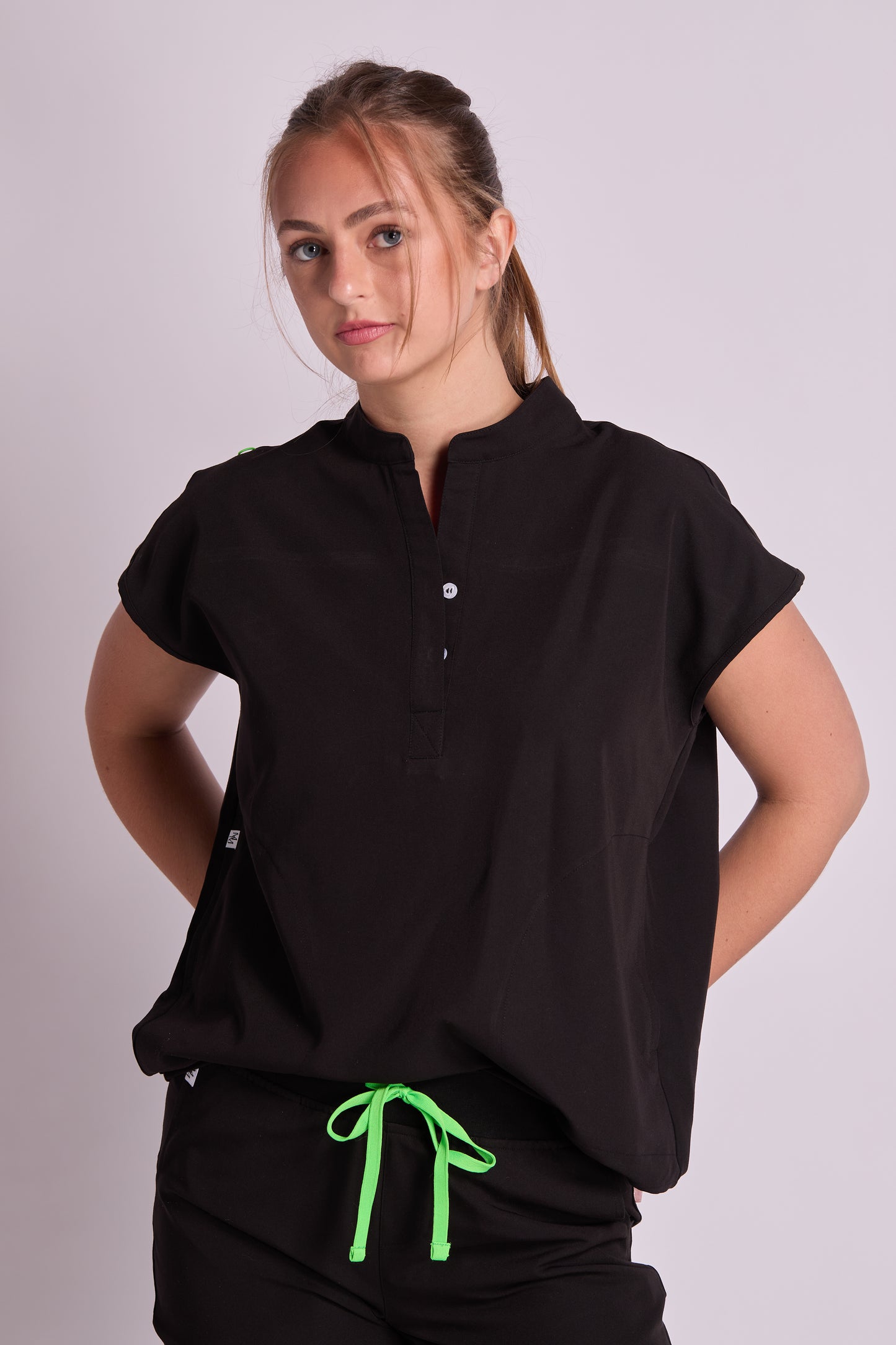 Amara Two Pocket Oversized Scrub Top