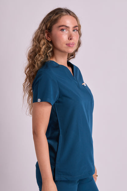 Yara Three Pocket Scrub Top