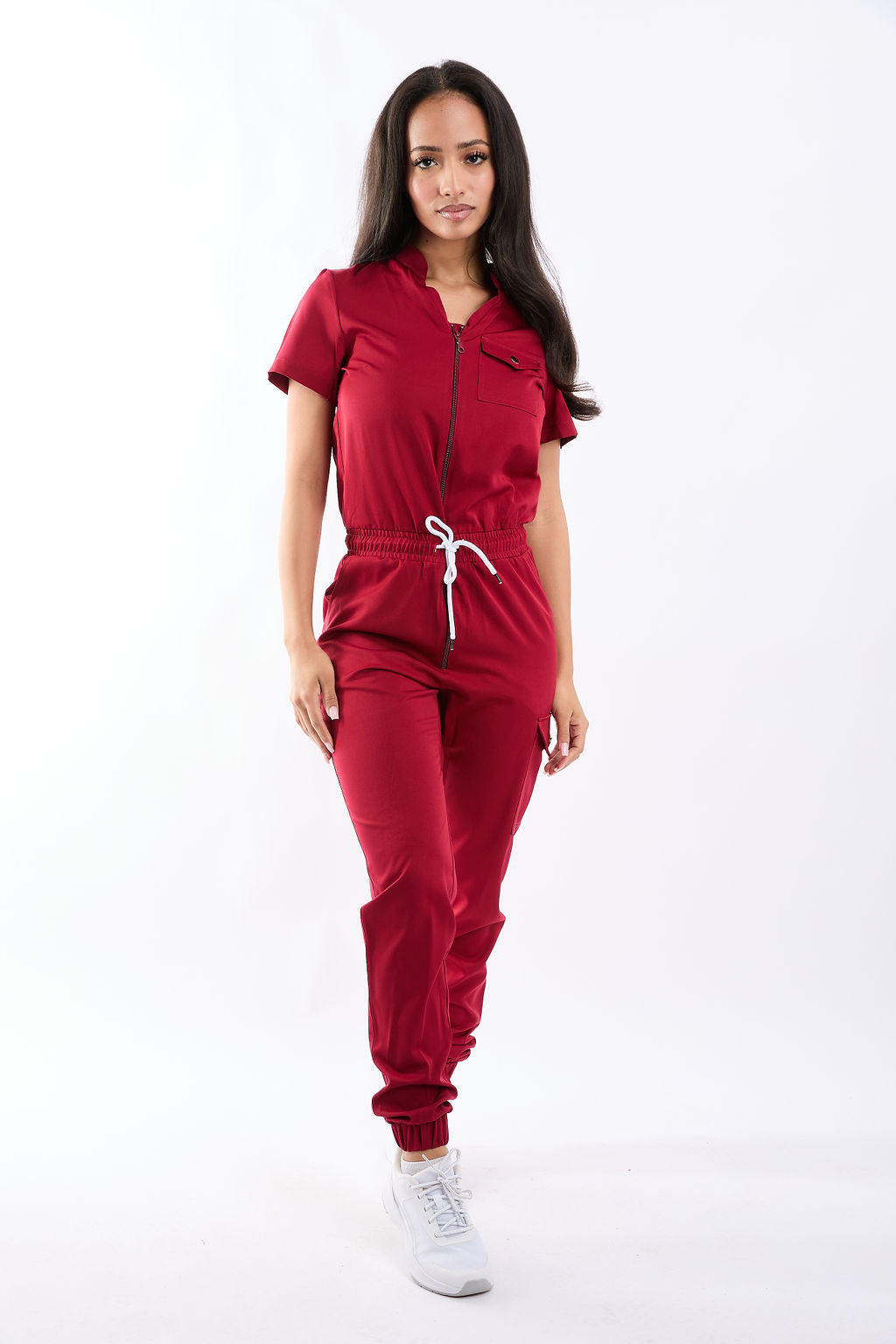 Leona Six Pocket Jumpsuit Scrub