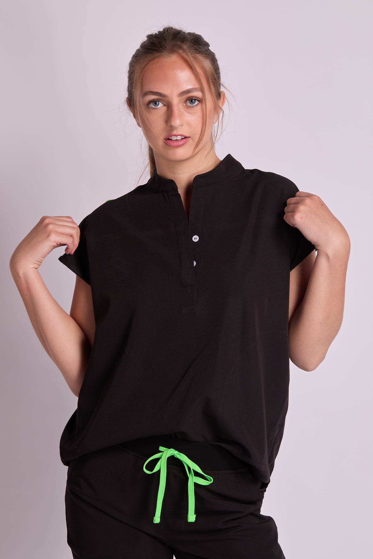 Amara Two Pocket Oversized Scrub Top