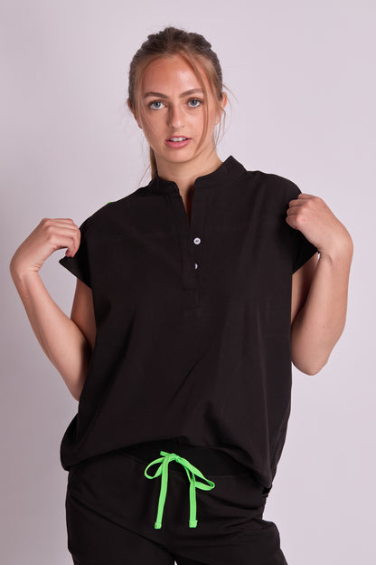 Amara Two Pocket Oversized Scrub Top