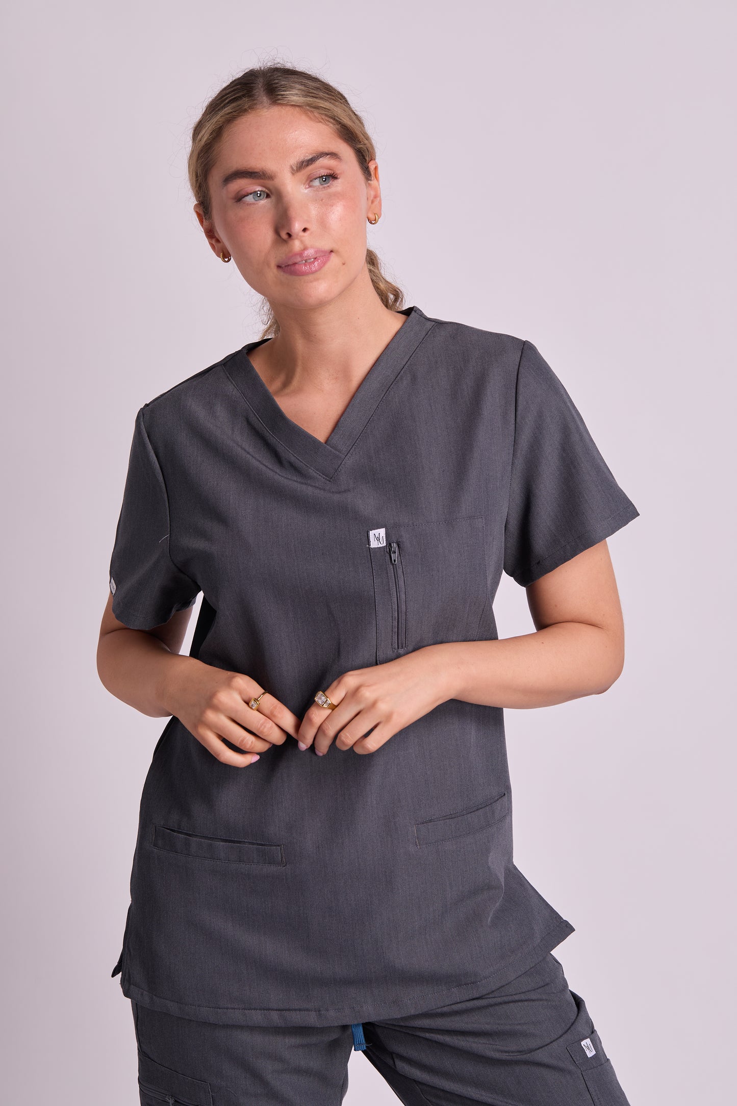 Mary T Four Pocket Scrub Top