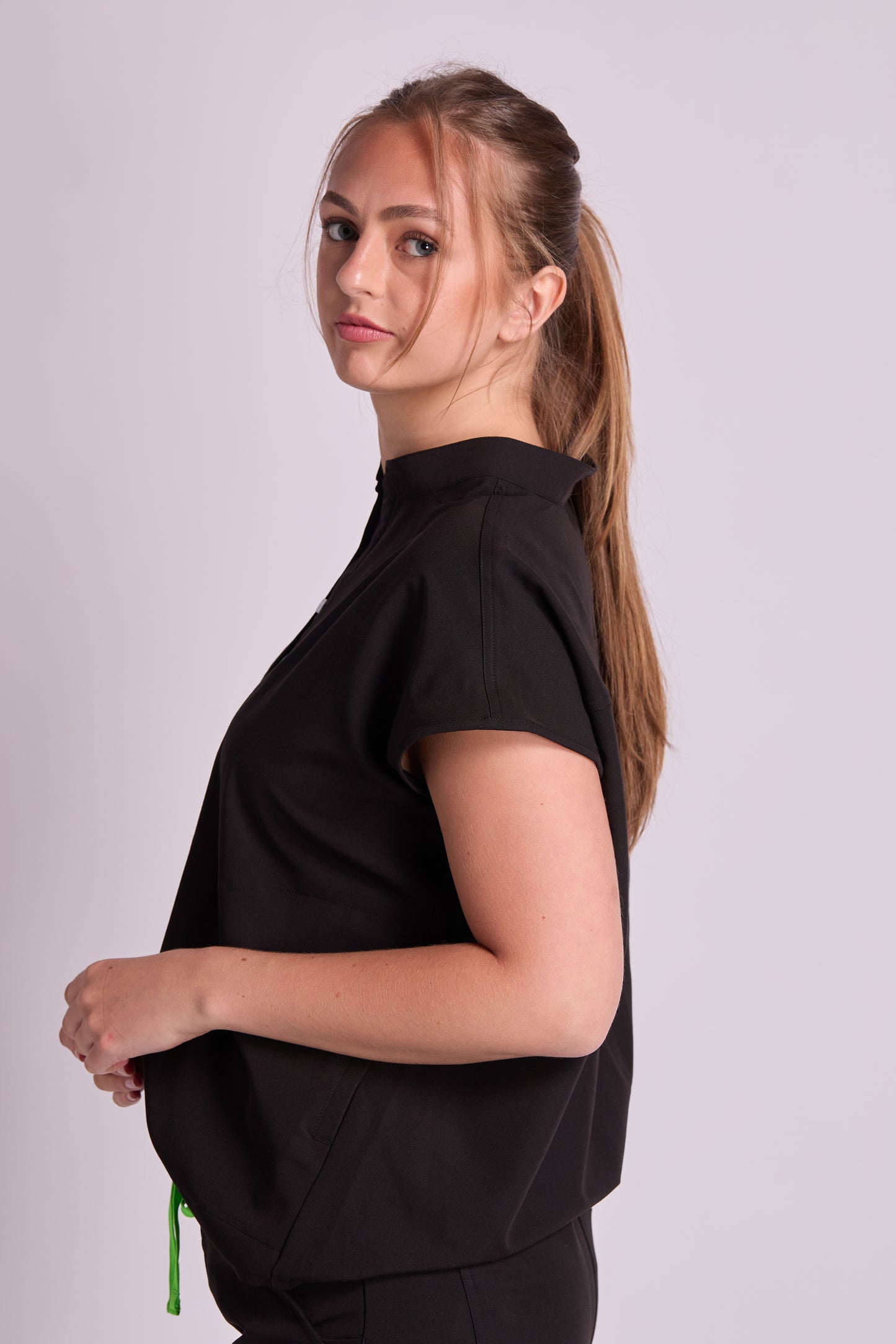 Amara Two Pocket Oversized Scrub Top