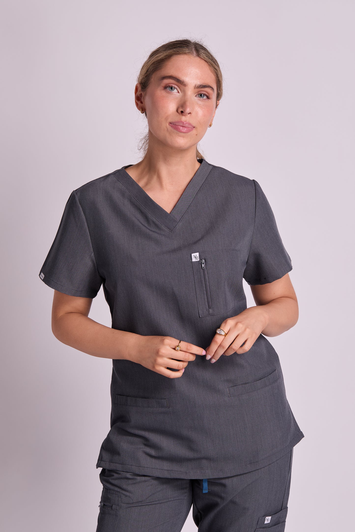 Mary T Four Pocket Scrub Top