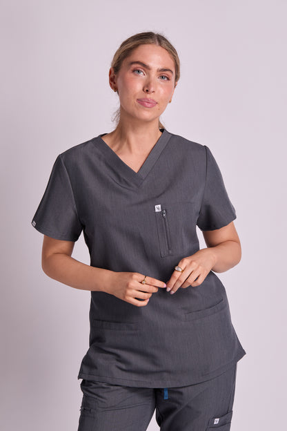 Mary T Four Pocket Scrub Top