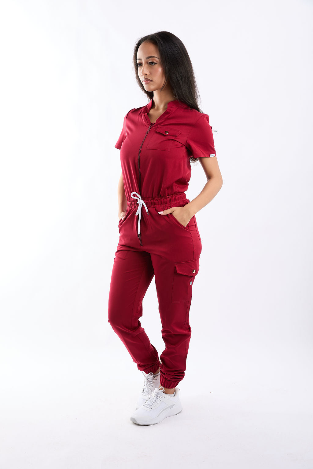 Leona Six Pocket Jumpsuit Scrub