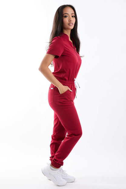 Leona Six Pocket Jumpsuit Scrub