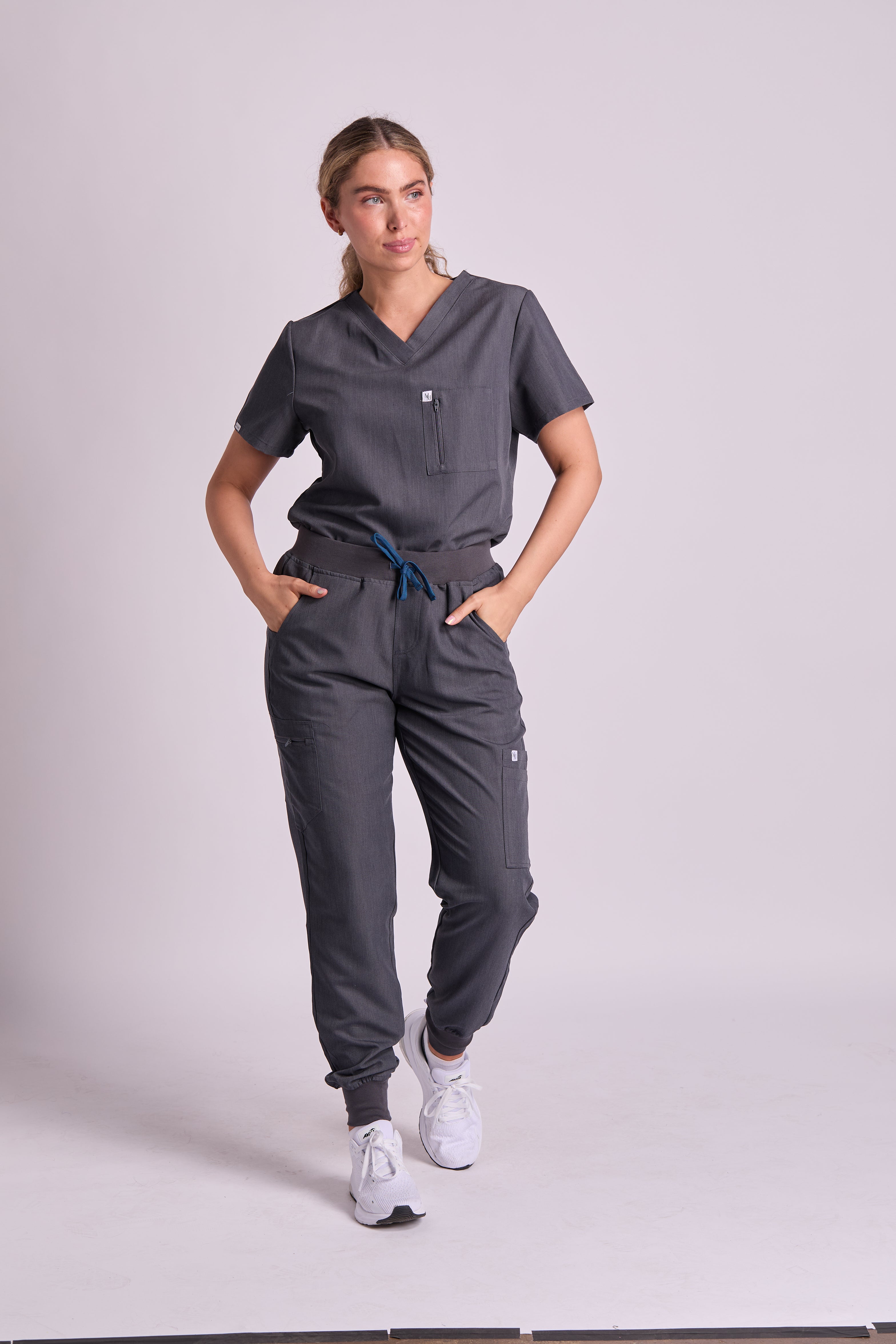 Mary T Five Pocket Jogger Scrub Pants