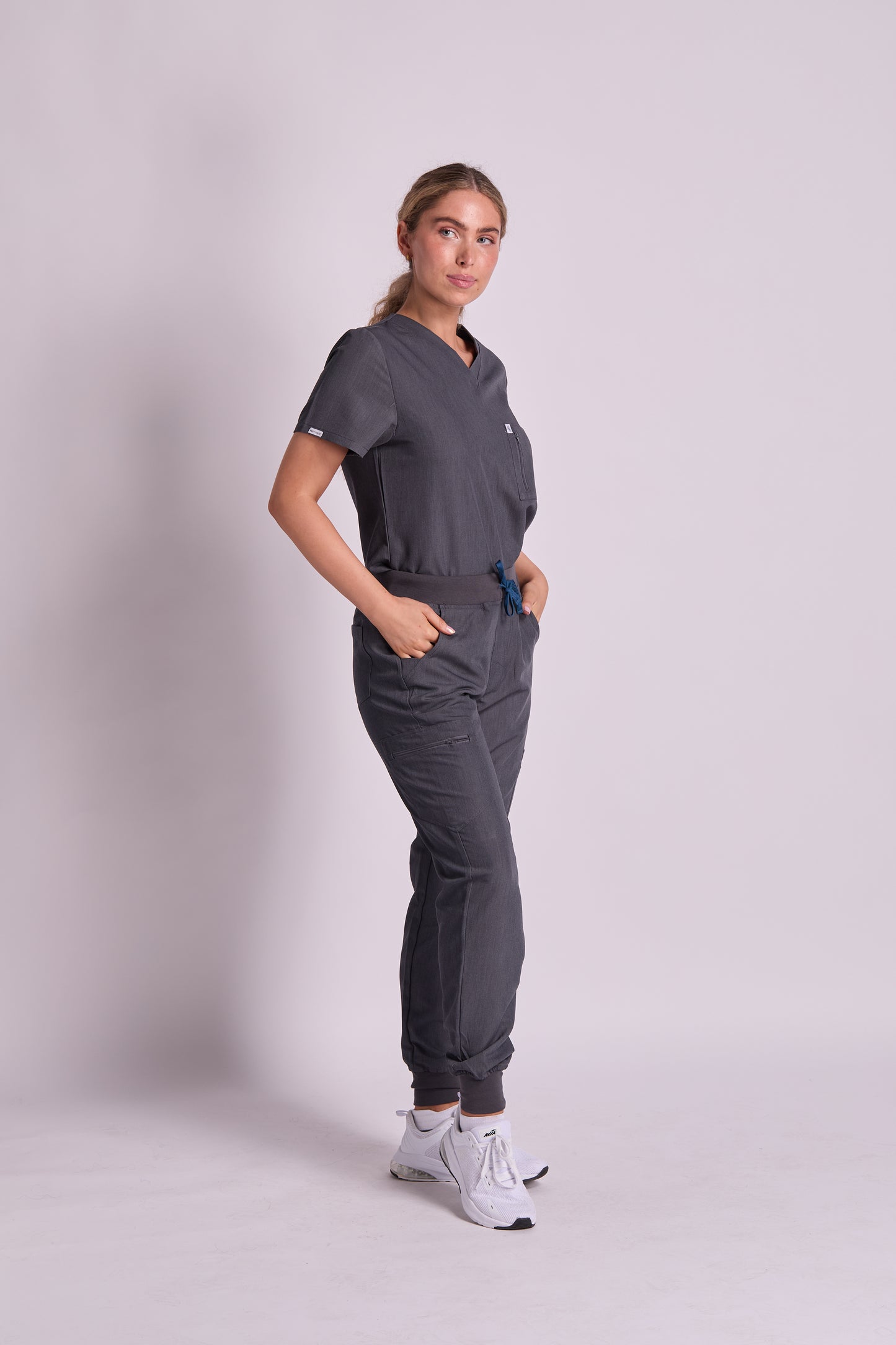 Mary T Five Pocket Jogger Scrub Pants