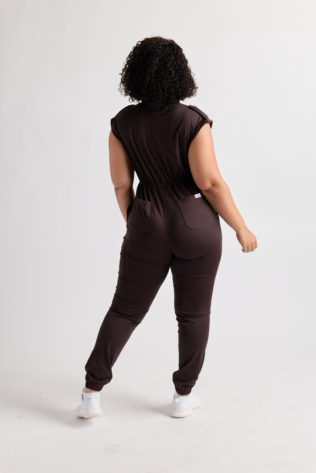 Zuri Six Pocket Scrub Jumpsuit