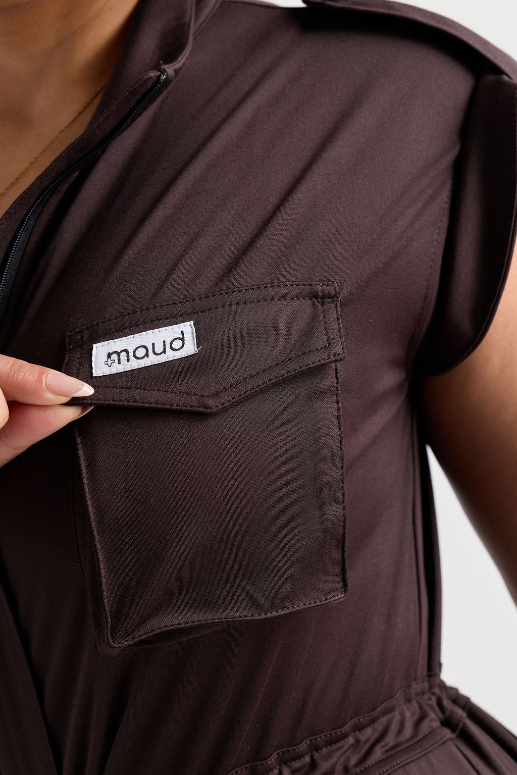 Zuri Six Pocket Scrub Jumpsuit
