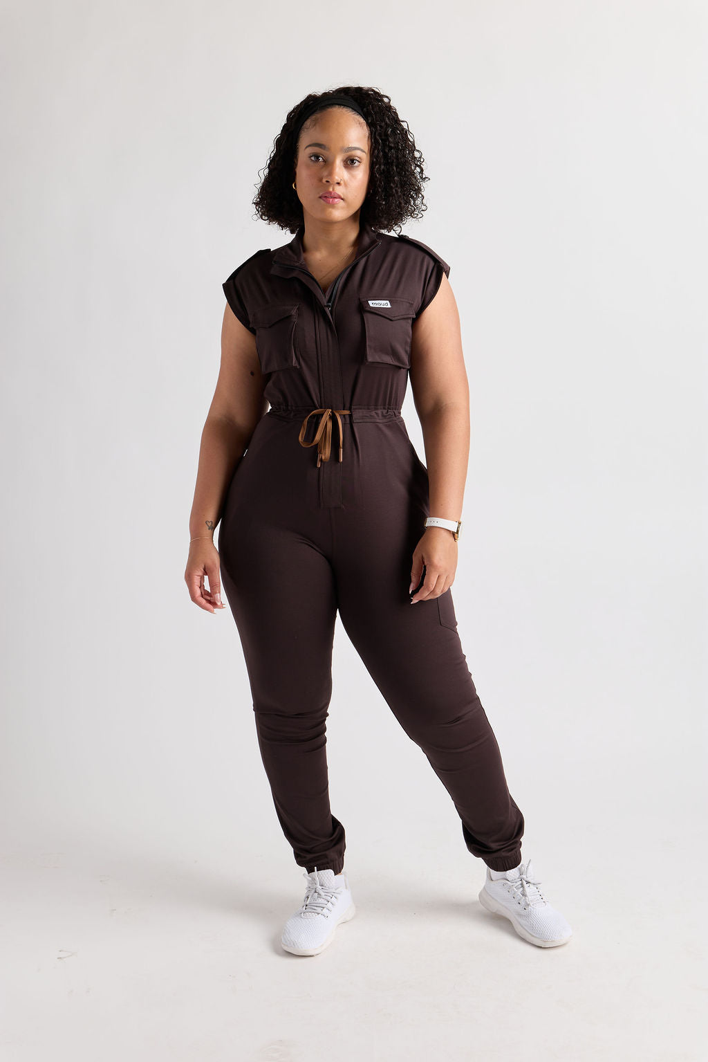 Zuri Six Pocket Scrub Jumpsuit