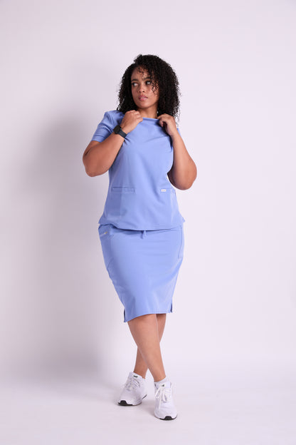Elise Three Pocket Scrub Skirt
