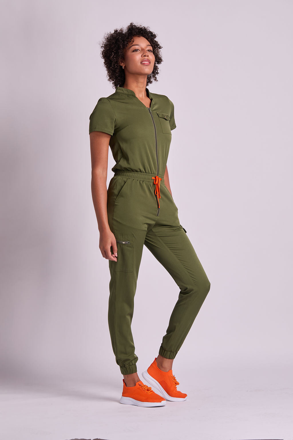 Leona Six Pocket Jumpsuit Scrub