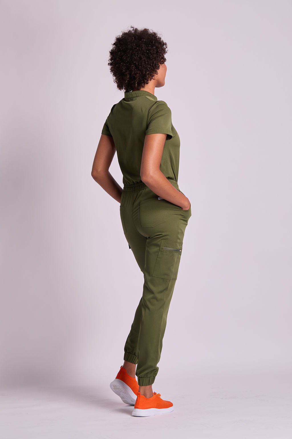 Leona Six Pocket Jumpsuit Scrub