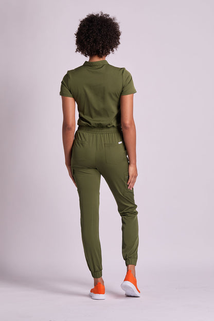 Leona Six Pocket Jumpsuit Scrub