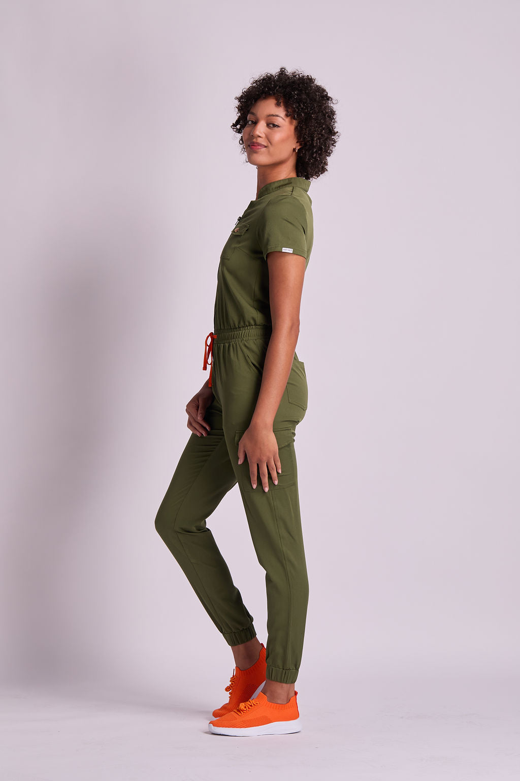 Leona Six Pocket Jumpsuit Scrub