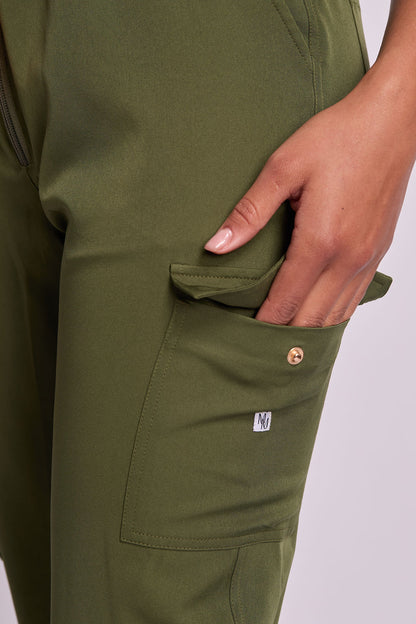 Leona Six Pocket Jumpsuit Scrub