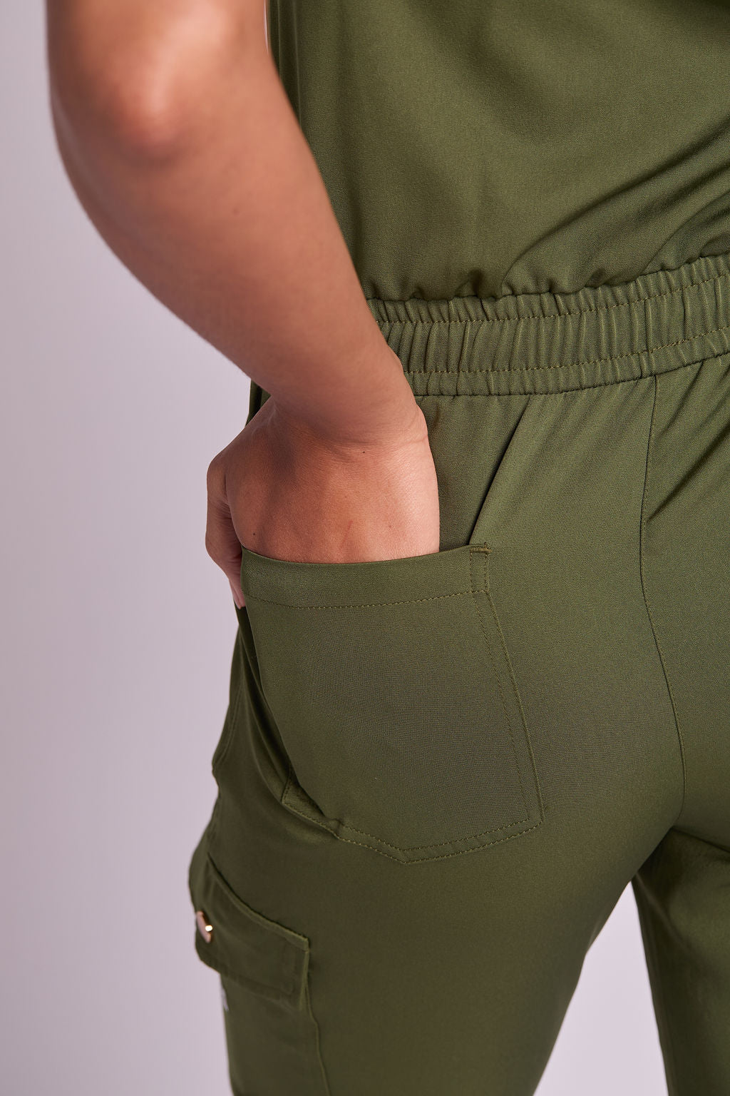 Leona Six Pocket Jumpsuit Scrub