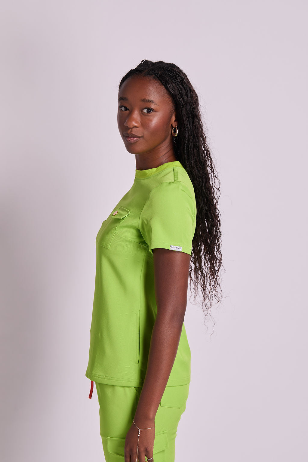 Mary K Three Pocket Scrub Top